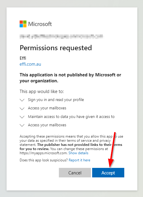 Microsoft calendar permissions